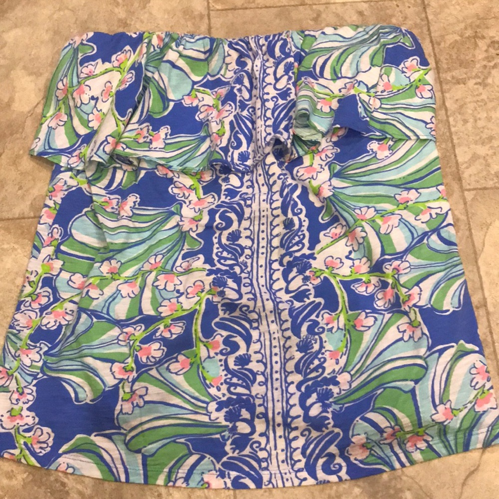 Ruffle Tube Top